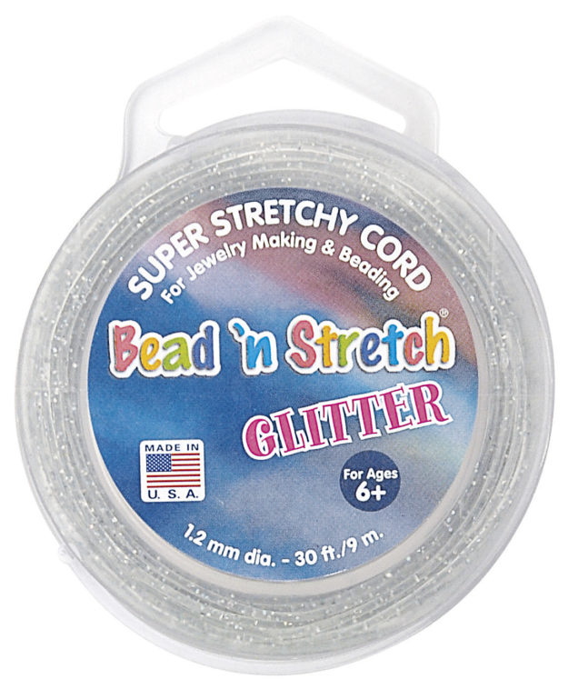 Toner Crafts Bead ‘N Stretch Glitter Silver
