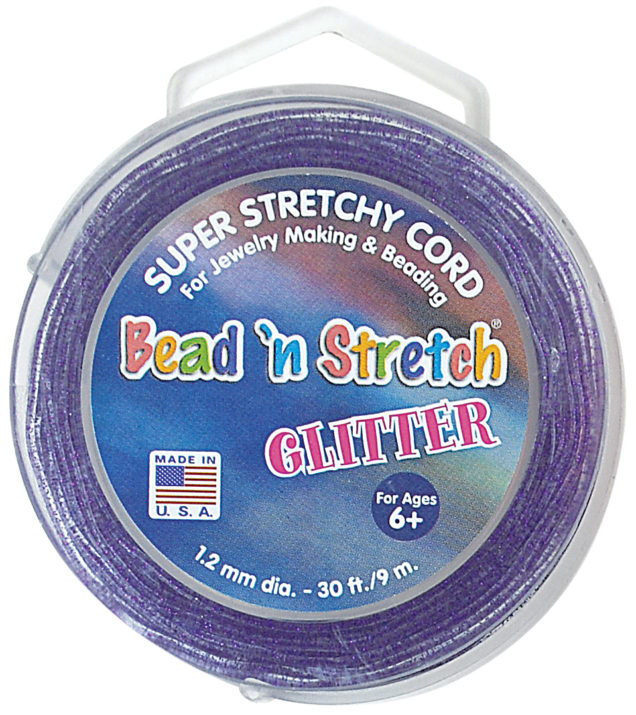 Toner Crafts Bead ‘N Stretch Glitter Purple